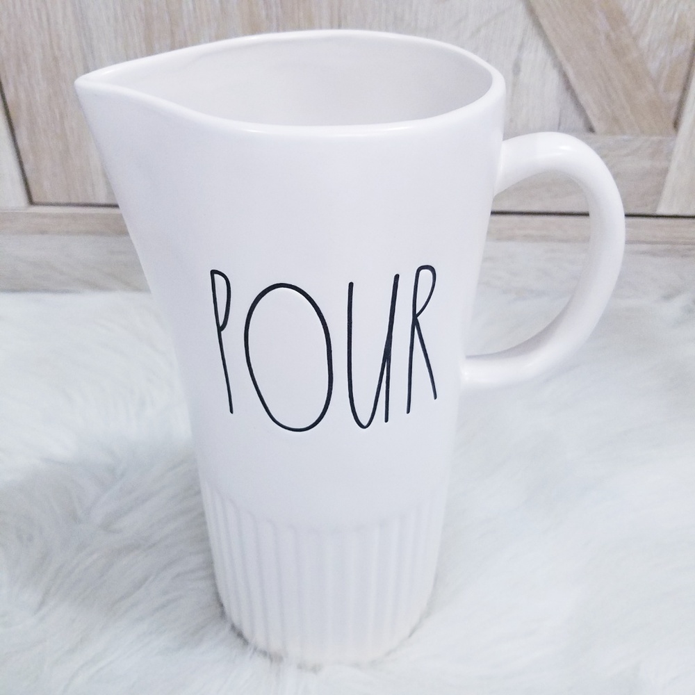 NWT Rae Dunn POUR Pitcher LL New Design - Picture 3 of 8